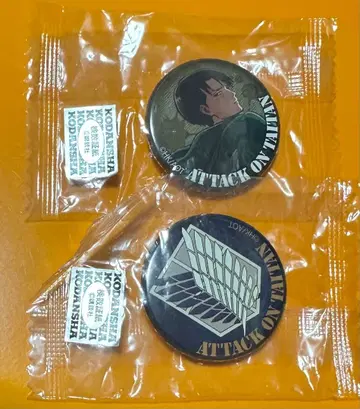 진격의 거인 리바이 volks 한정판 캔뱃지