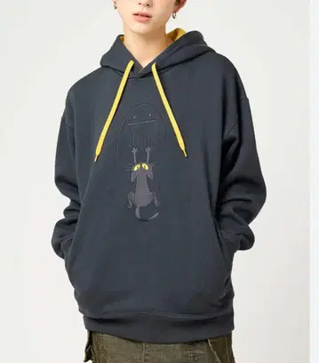 그라니프 뷰티풀 섀도우 후드티 고양이