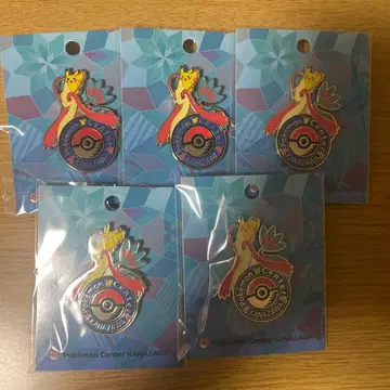 포켓몬 센터 카나자와 한정판 로고 핀즈 5개 세트