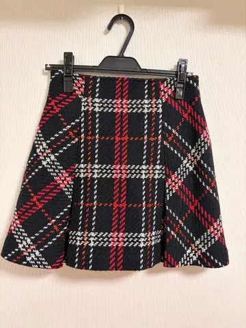 SNIDEL 로빙 체크 미니 스커트 PNK 2 사이즈