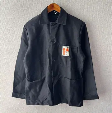 데드스탁 블랙 몰스킨 워크 자켓 유로 커버올