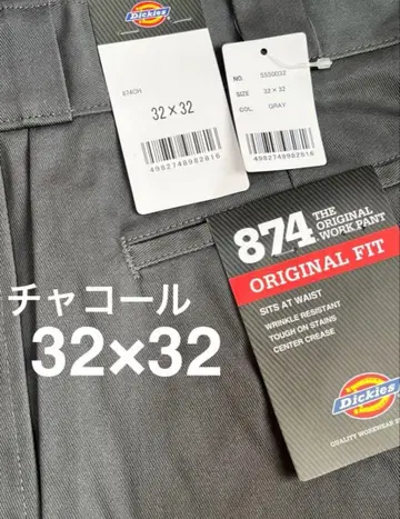 Dickies 874 오리지널 핏 차콜 32x32