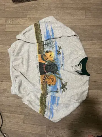 WINONA 개 프린트 맨투맨 90년대 빈티지 애니멀 USA제