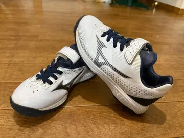 18cm Mizuno 트레이닝 슈즈 화이트/네이비