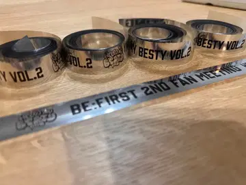BE:FIRST 2nd Fan Meeting 은색 테이프 5개 세트