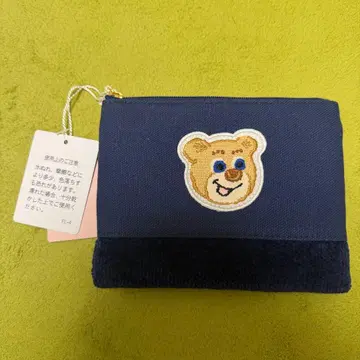 [ 새상품 미사용 ] [ FEILER ] 올드 테디 와펜 파우치 네이비