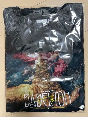 미사용 새상품 Mrs. GREEN APPLE 바벨탑 티셔츠 미세스 L