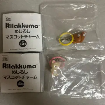 리락쿠마 메지루시 마스코트 참 네코로비 메지루시 액세서리 가챠