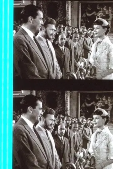 로마의 휴일 35mm 필름 연속 5컷 오드리 헵번 그레고리 펙