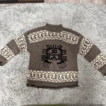 REY WEAR 손뜨개질 니트 스웨터