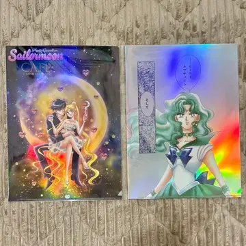 세일러넵튠 해왕미치루 오로라 클리어 파일 세일러문 카페