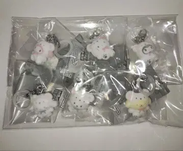 산리오 포근포근 스노우 마커 액세서리 6종 컴플리트