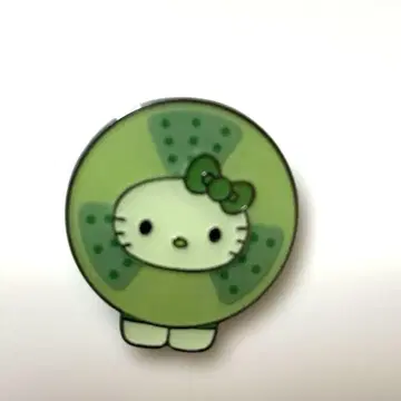 박람회 일본관 해조 키티 핀 배지 바람개비 규조