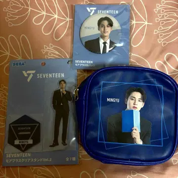 SEVENTEEN SEGA 세가 캔뱃지 파우치 아크릴 스탠드 민규