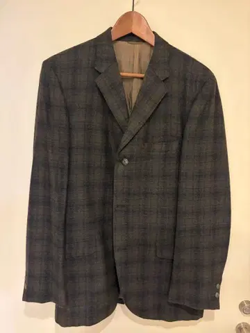 NORTHPARK 체크 무늬 테일러드 자켓