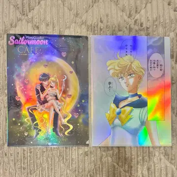 세일러 우라노스 천왕 하루카 오로라 클리어 파일 세일러문 카페