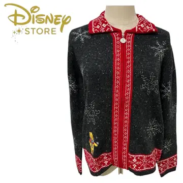 Disney Store 곰돌이 푸 스웨터 가디건 니트 후드티