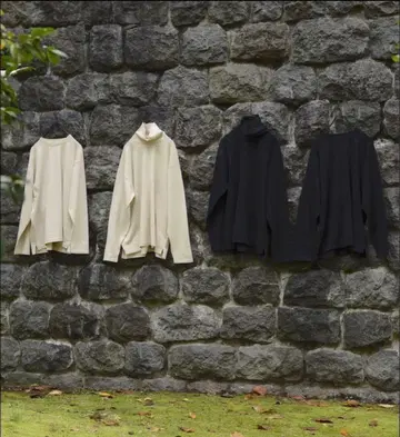 BATONER Alashan cashmere long sleeve Tee