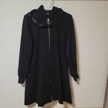 [ REFLEM ] ZIP 후드 원피스 / 롱 ZIP 후디