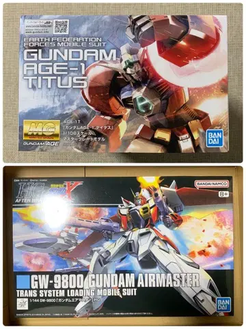 MG 건담 AGE-1 타이타스 HG 건담 에어 마스터