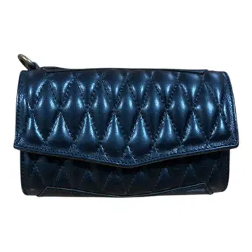 레어 스톰베커 3단 폴더형 지갑 퀼팅 블랙 stormbecker