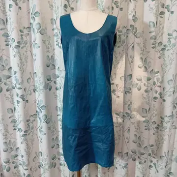 Morrison 램 가죽 원피스 그린 계열 S 사이즈