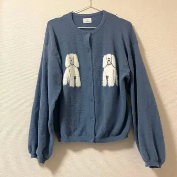 merry jenny dog&dog 니트 가디건 블루