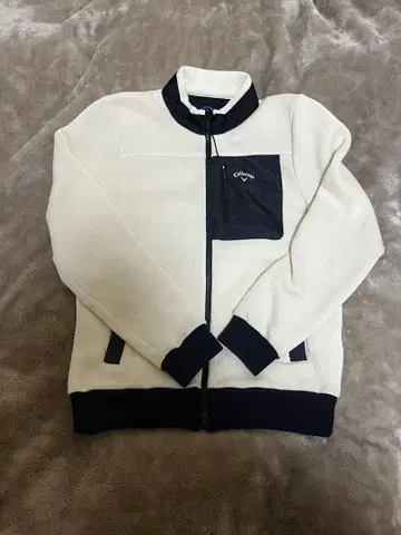 캘러웨이 플리스 자켓 S 화이트/블랙