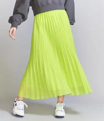 BEAUTY&YOUTH 쉬폰 조젯 플리츠 스커트