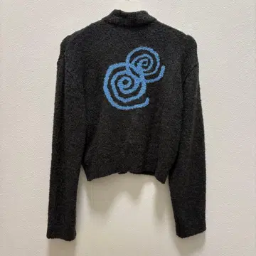 enzoblues 크롭 니트 집업