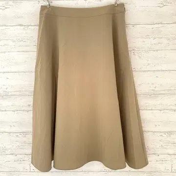 아마카 AMACA 무릎 기장 스커트 [ S ] 플레어 오피스 심플 무지