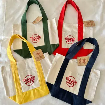 트레이더 조스 미니 토트 4색 세트