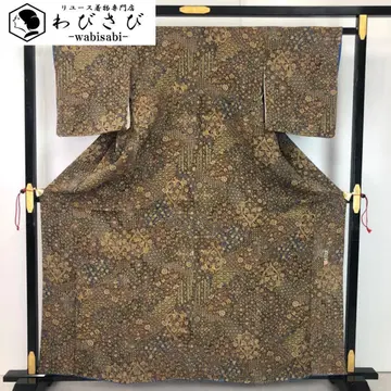 코몬 2대째 사라사 아름다운 사라사 무늬 크레이프 원단 K-5637