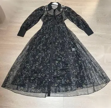 rienda 롱 원피스 컨디션 최상 블랙 비침 택 포함