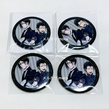 블랙 집사 캔뱃지 원작 캐릭터 배치 컬렉션 시엘 세바스찬 류