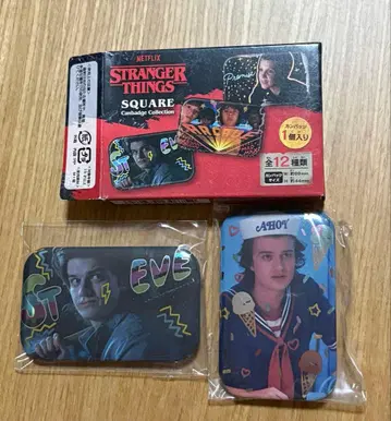 기묘한 이야기 스퀘어 캔 배지 컬렉션 스티브 세트 판매