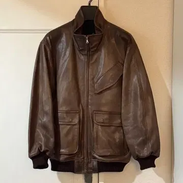 AURALEE LAMB LEATHER ZIP BLOUSON 24AW