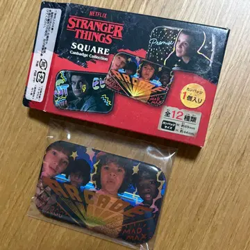 stranger things 기묘한 이야기 스퀘어 캔뱃지