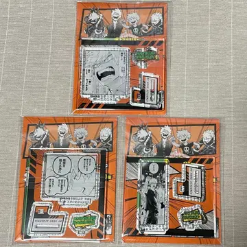 히로아카 아크릴 피규어 컬렉션 바쿠고 3종 세트 C