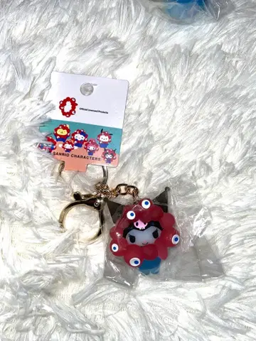 오사카 간사이 엑스포 산리오 미야쿠미야쿠 클리어 키링 쿠로미