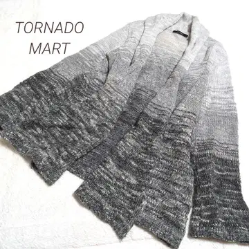 TORNADO MART 카모플라쥬 울 혼방 니트 가디건