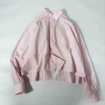 젬블 크롭 셔츠 핑크 JOHN BULL