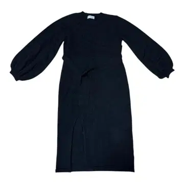 BUBBLES 블랙 니트 원피스