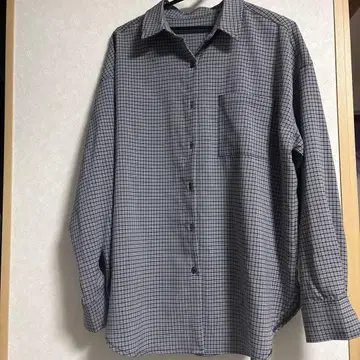 긴팔 체크 셔츠