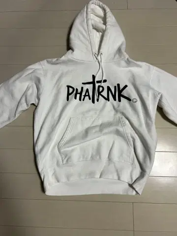 PHATRNK 화이트 후드티 사이즈 L 팻랭크
