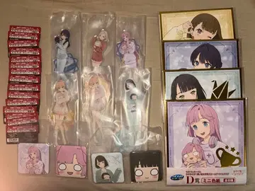 러브 라이브! 하스노소라 세가 럭키 쿠지 아크릴 스탠드 캔뱃지 색지