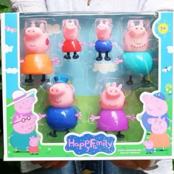 Peppa pig 페파피그 완구 피규어 6개 박스 포함
