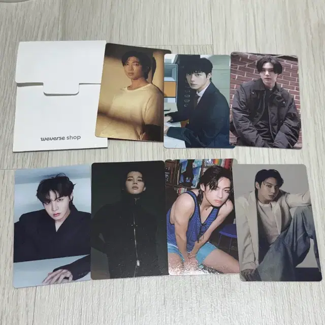 방탄소년단 페스타 캡슐앨범 특전 포토카드 세트