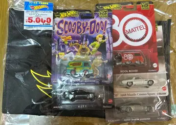 핫휠 팝 컬처 5대 세트 토트백 포함