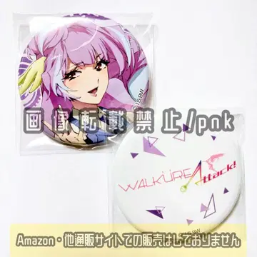 마크로스 델타 미쿠모 발키리 어택 캔뱃지 2개 세트 미사용 새상품